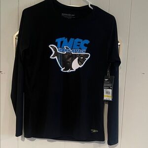 Speedo Black Shark Attack Long Sleeve Shirt